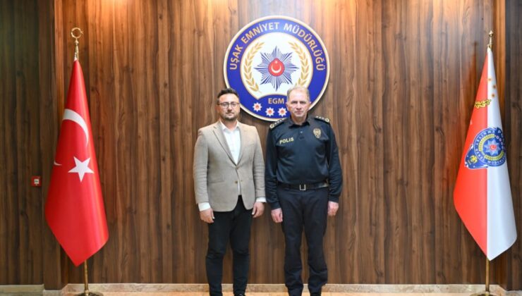 Anahtar Parti Uşak İl Yönetiminden İl Emniyet Müdürlüğüne Nezaket Ziyareti