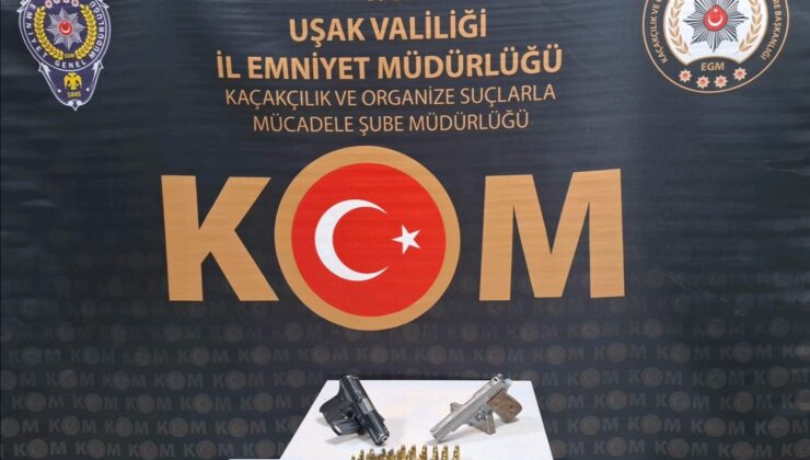 Uşak’ta Ruhsatsız Silah Operasyonu: 4 Şüpheli Hakkında Adli İşlem Başlatıldı