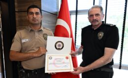 Görev Bilinci ve İnsani Duyarlılık Ödüllendirildi: Bekçi Seyhan Öncü’ye Teşekkür Belgesi