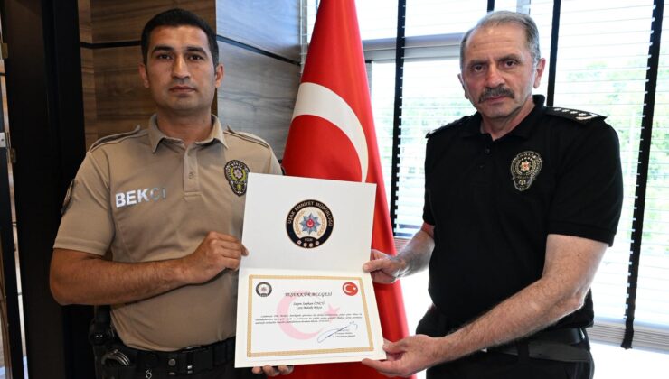 Görev Bilinci ve İnsani Duyarlılık Ödüllendirildi: Bekçi Seyhan Öncü’ye Teşekkür Belgesi