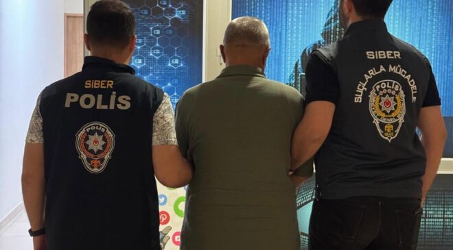 21 Yılı Aşkın Hapis Cezası Bulunan Siber Dolandırıcılık Hükümlüsü Uşak’ta Yakalandı