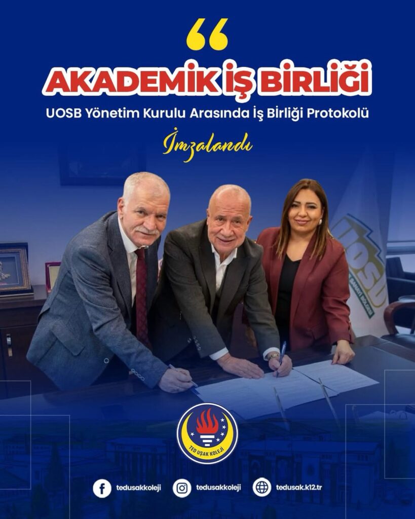 TED Uşak Koleji ile Uşak Organize Sanayi Bölgesi Arasında Eğitim İş Birliği Protokolü İmzalandı 3 TED Uşak Koleji ile Uşak Organize Sanayi Bölgesi Arasında Eğitim İş Birliği Protokolü İmzalandı - 758808060 10164848581728259 5610694708346416758 n
