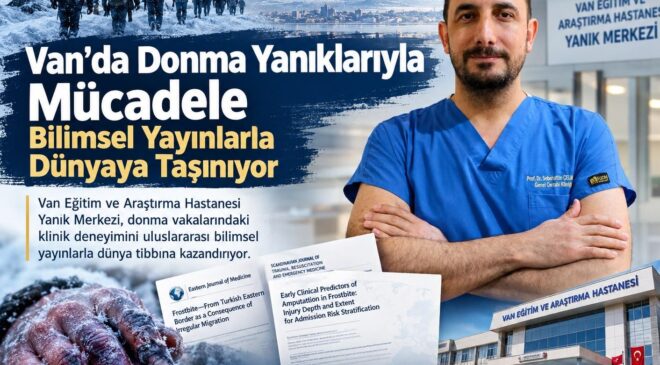 Van’da Donma Yanıklarıyla Mücadele Bilimsel Yayınlarla Dünyaya Taşınıyor